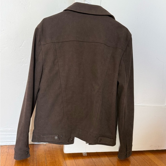 Levi's Men's Vintage Faux Cow  Suede Trucker Jacket - Medium - Picture 4 of 4